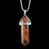 Mahogany Obsidian Gemstone Pendant Necklace